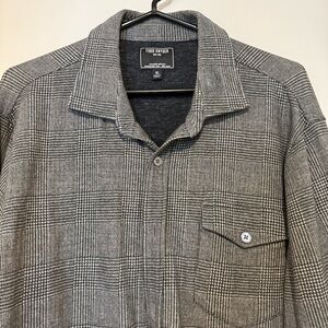 Todd Snyder Black and White Glenplaid Shirt Jacket